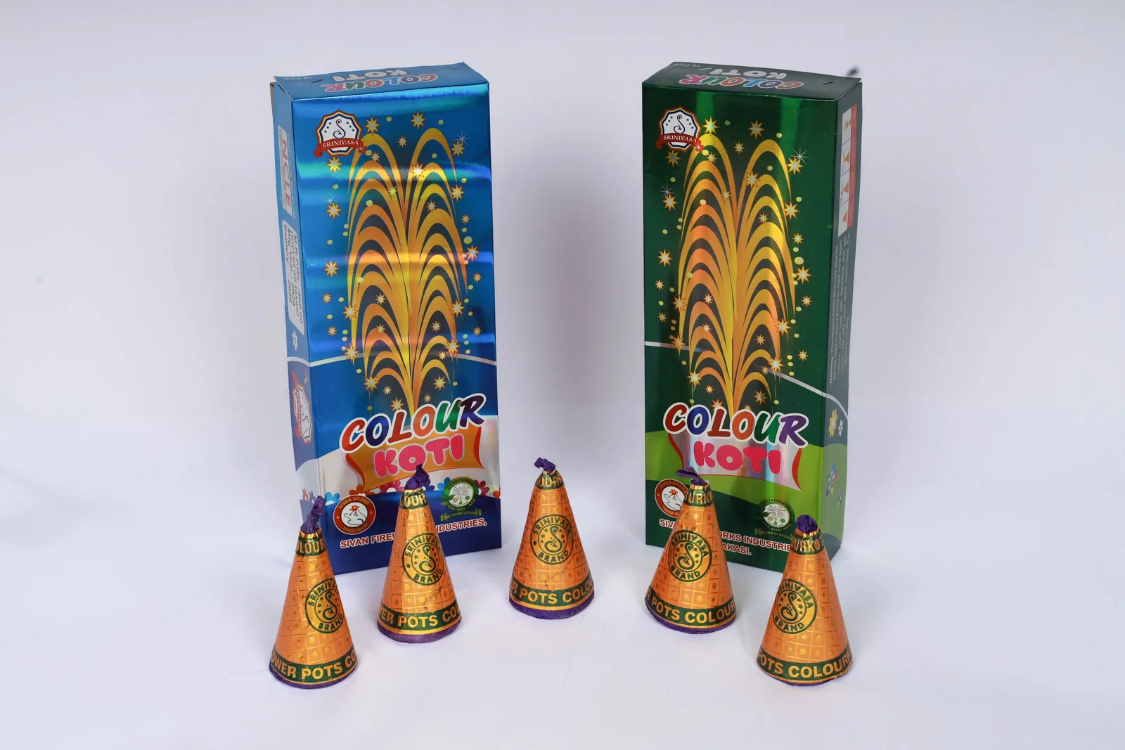 FLOWER POTS COLOUR KOTI (10 Pcs)