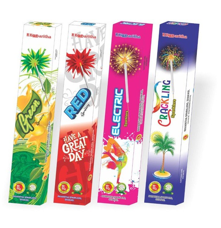 30 cm RED SPARKLERS